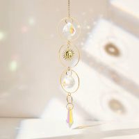 Feng Shui - Křišťálový závěs - Zlaté paprsky