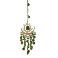Feng Shui - Křišťálový závěs - Slunce zelené