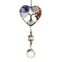 Feng Shui - Křišťálový závěs - Strom života barevný