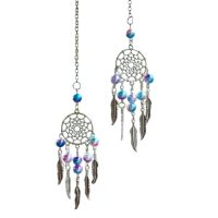 Přívěsek do auta - Korálkový lapač snů