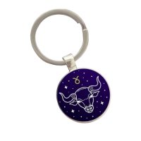 Kovový přívěsek na klíče - znamení Býk