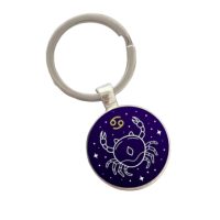 Kovový přívěsek na klíče - znamení Rak