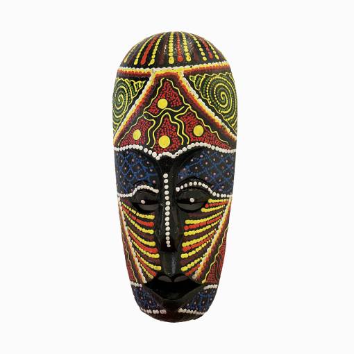 Foto - Africká kmenová maska - 25 x 11 cm