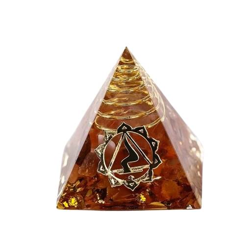 Foto - Orgonitová pyramida - Jaspisová Manipura