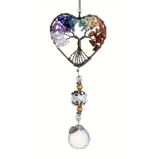 Foto - Feng Shui - Křišťálový závěs - Strom života barevný
