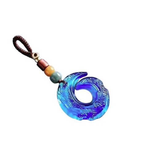 Foto - Přívěsek na klíče s proměnlivou barvou dle teploty - Hadí drak