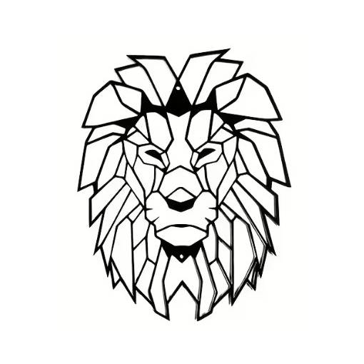 Foto - Kovová dekorace 28 x 23 cm - Lev