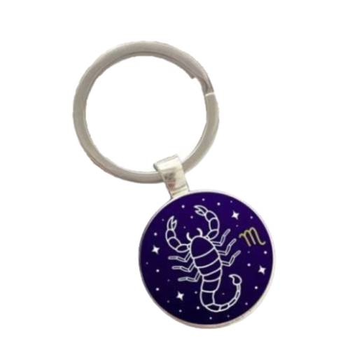 Foto - Kovový přívěsek na klíče - znamení Štír